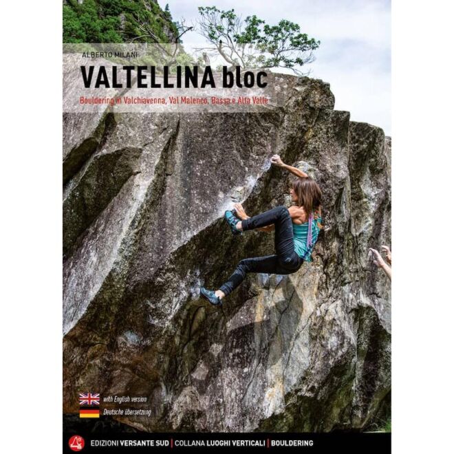 Versante Sud Valtellina Bloc klättring boulder guide