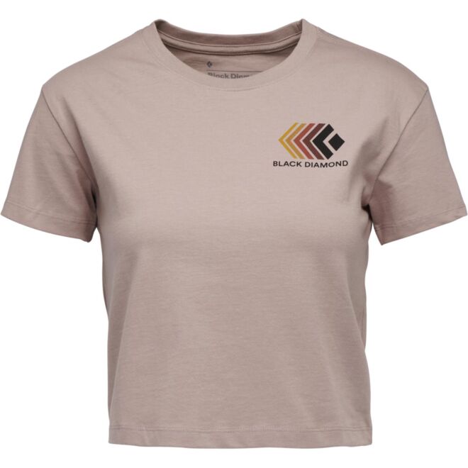 BD Black Diamond W Faded Crop Tee t-shirt dam