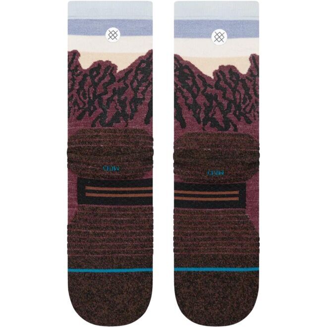 Stance The Ridge Light Wool Crew trail running strumpor