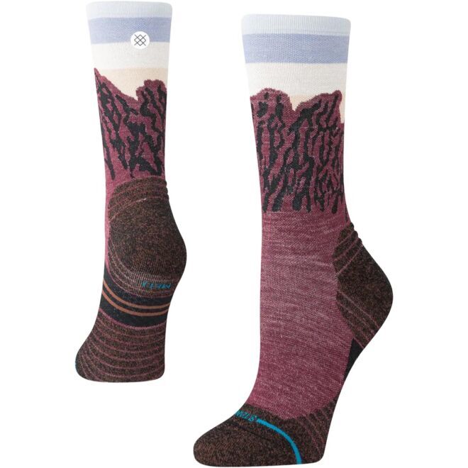 Stance The Ridge Light Wool Crew trail running strumpor