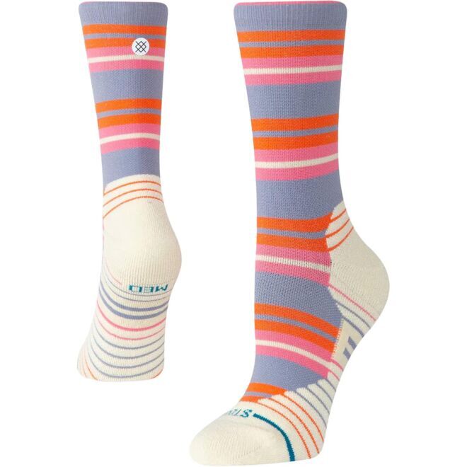 Stance Womens Lennon Mid Crew strumpor trail running dam