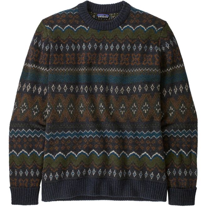 Patagonia M's Recycled Wool-Blend Sweater herrtröja i rundhals