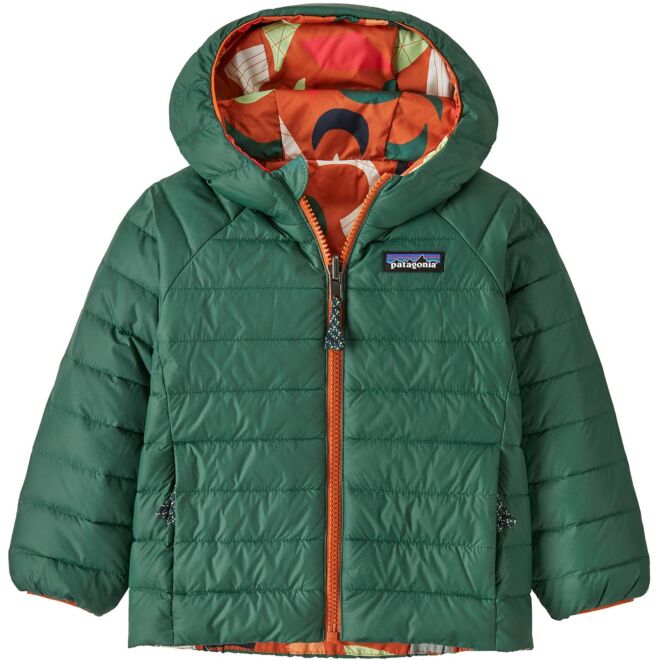 Patagonia Baby Reversible Down Sweater Hoody jacka barn
