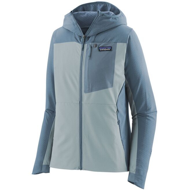 Patagonia W's R1 CrossStrata Hoody teknisk fleece dam