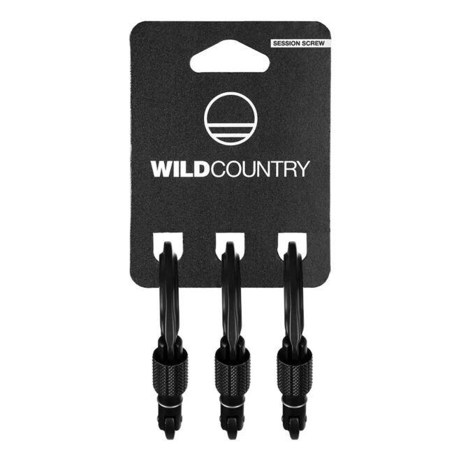Wild Country Session Screw Gate 3 Pack klätterkarbinhakar med lås