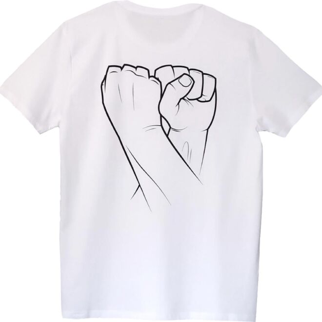Wide Boyz Double Fist Stack t-shirt för män