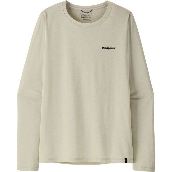 Patagonia W's L/S Cap Cool Daily Shirt - Boardshort Logo kvinnors skjorta