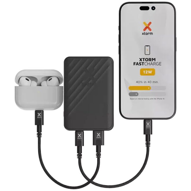 Xtorm Power Bank 12W Go2 - 5000 mAh bärbar laddare