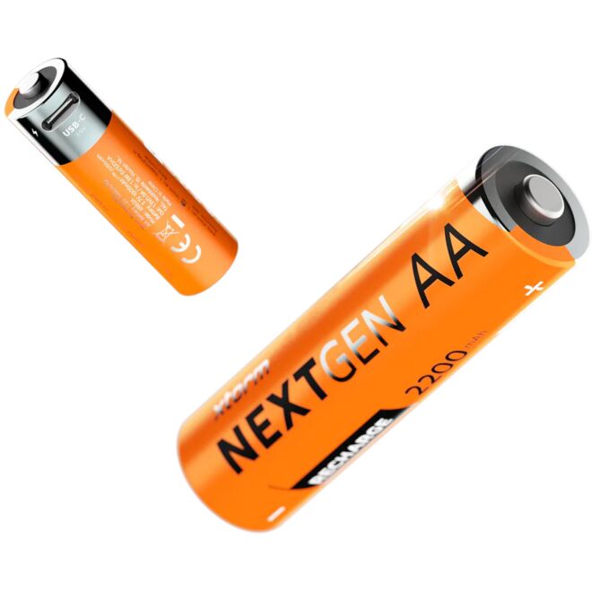 Xtorm Rechargeable AA Batteries USB-C uppladdningsbara batterier paket om 4
