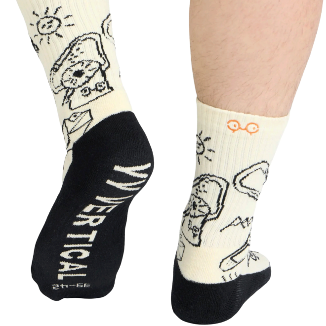 YY Vertical Climber Doodle Socks strumpor