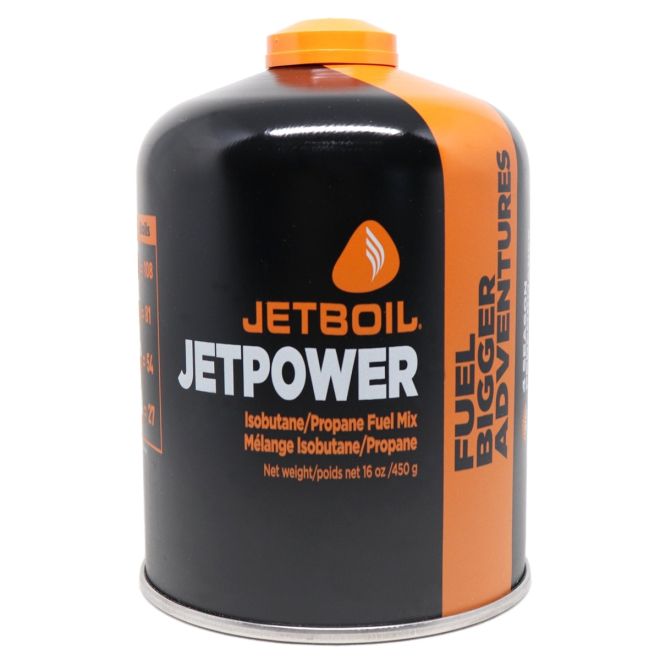 Jetboil JetPower 450 gr gängad gaspatron