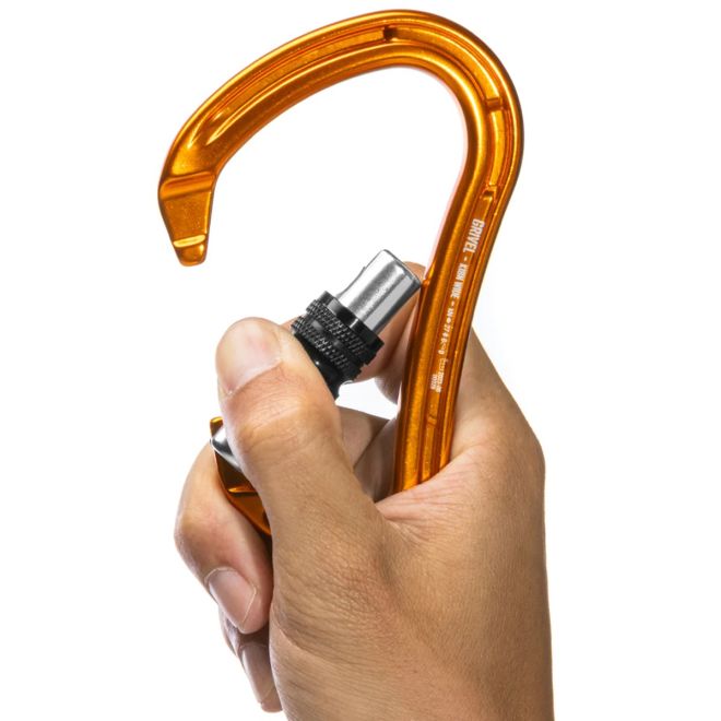 Grivel Wide K18N karbin med skruvlås
