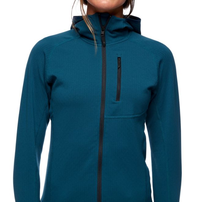 BD Black Diamond W Coefficient Fleece Hoody Women teknisk fleece dam