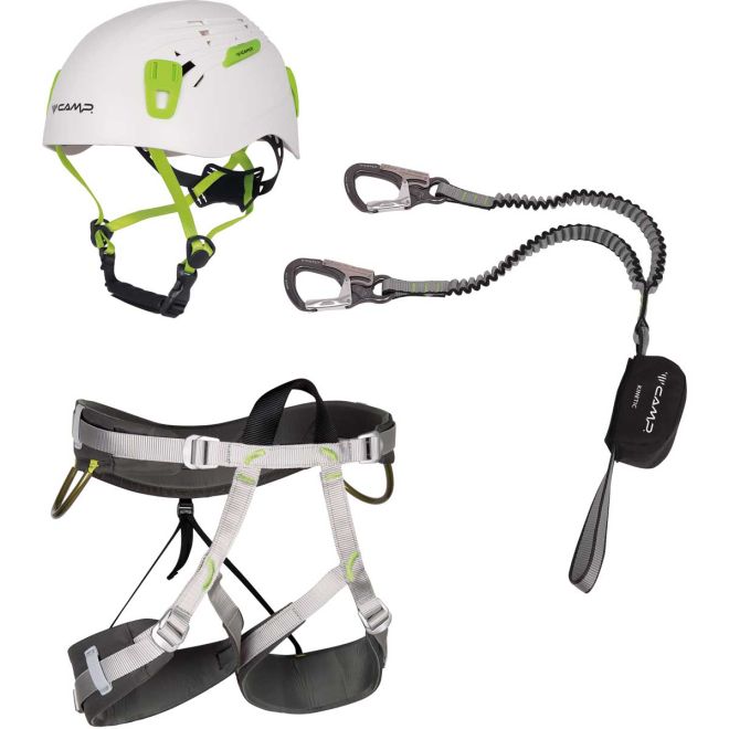 CAMP Kit Ferrata Kinetic Rewind Energy Team set för via ferrata