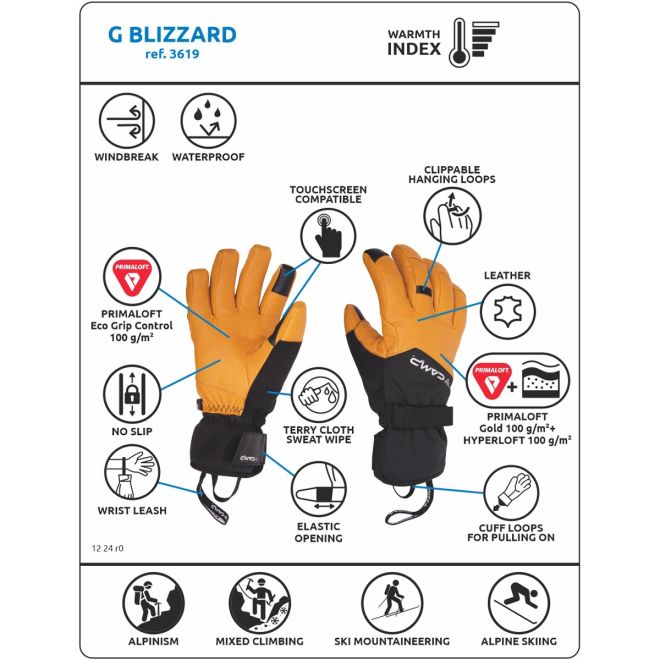 CAMP G Blizzard handskar alpinism