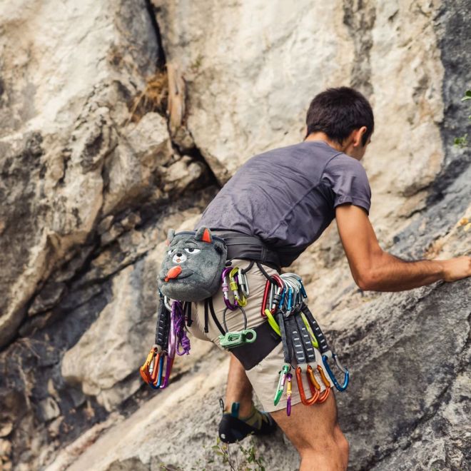 YY Vertical Cat Chalk Bag magnesium pouch