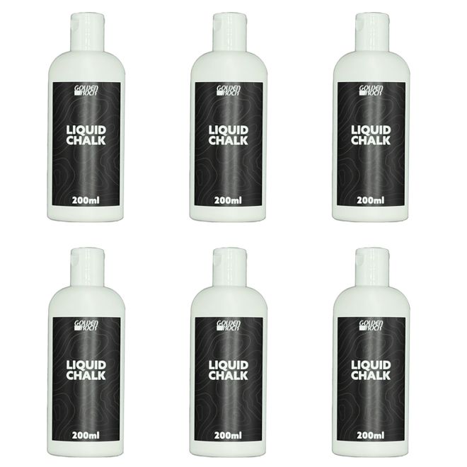 Golden Rock Liquid Chalk 200 ml flytande magnesit 6-pack