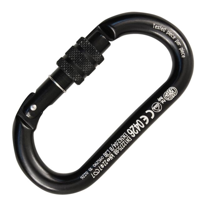 Kong Oval Alu Classic Screw Sleeve ovalt karbinhake speleo