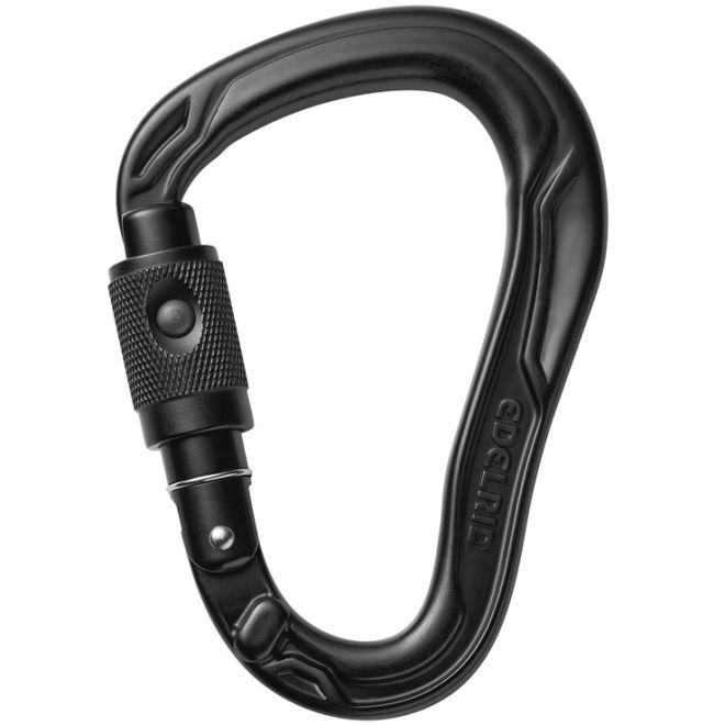 Edelrid HMS Bullet PermaLock klätterkarbin med skruvlås
