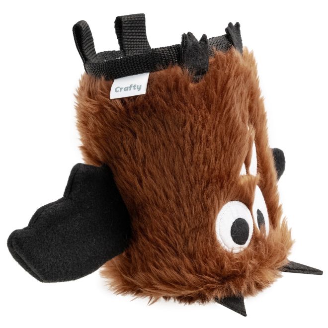 Crafty Climbing Brown Bat magnesium pouch