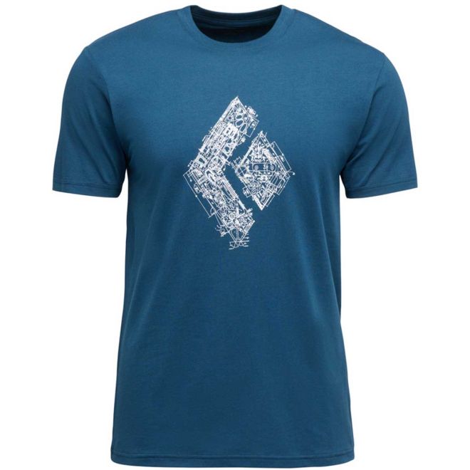 Black Diamond Engineered Diamond t-shirt herr
