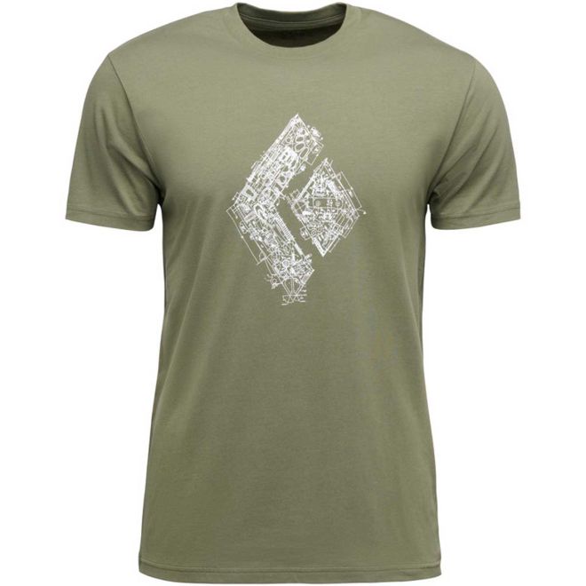Black Diamond Engineered Diamond t-shirt herr