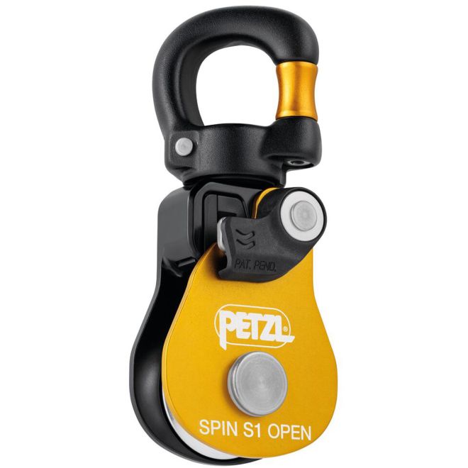 Petzl Spin S1 Öppen enkel block för arbete på höjd