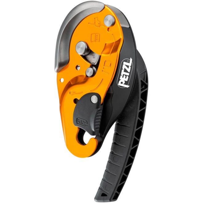 Petzl I'D S självblockerande nedstigningsapparat för arbete på höjd med panikfunktion