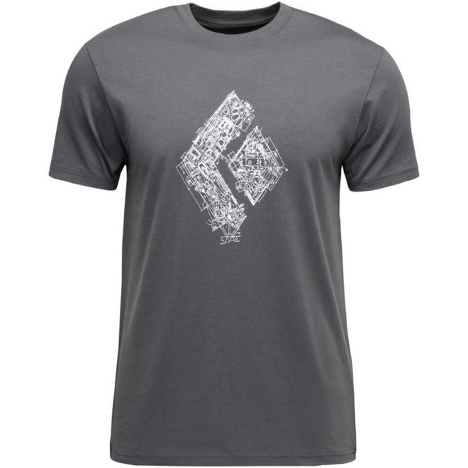 Black Diamond Engineered Diamond t-shirt herr