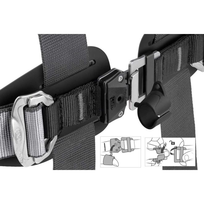 Petzl Swan Easyfit Stainless helselige sele för äventyrsparker