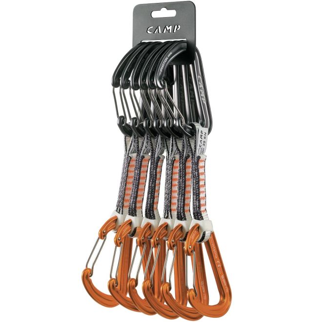 CAMP Set 6 Photon Wire Express KS Dyneema 6 pack klätterbultar