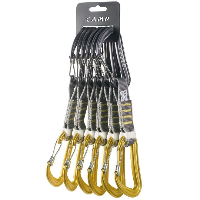 CAMP Set 6 Dyon Express KS 6 pack klätterkarbinhakar