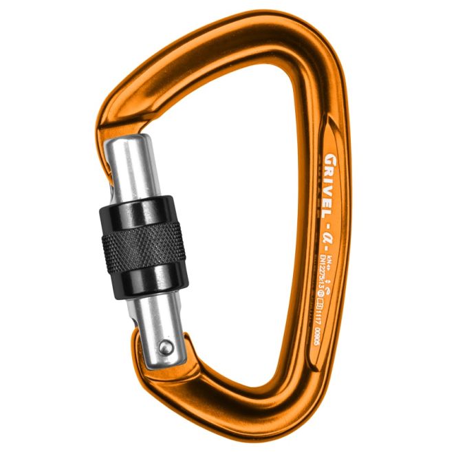 Grivel Alpha K1N klätterkarbin med lås