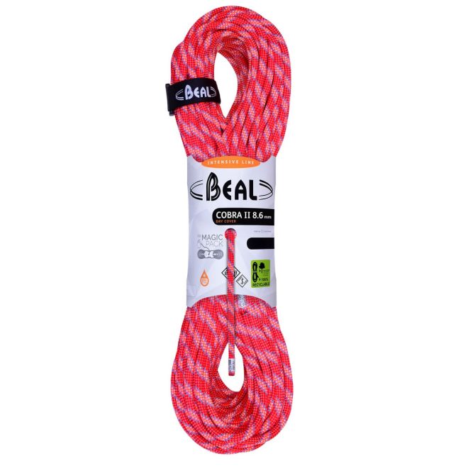 Beal Cobra II Unicore 8.6 mm Dry Cover halv rep klättring