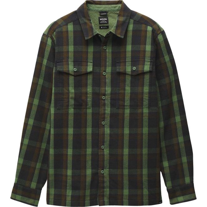 Prana Copper Skies Lined Flannel långärmad tröja herr