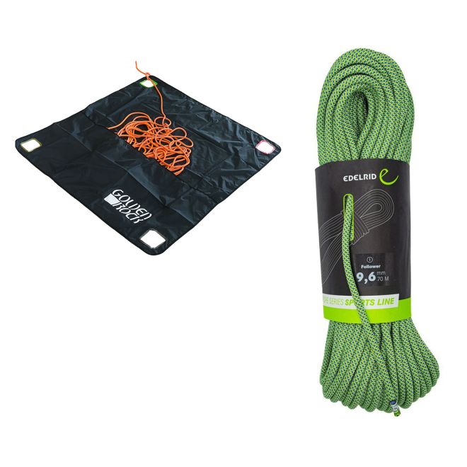 Oliunìd Kit Follower 9.6 mm + Golden Rock Rope Tarp