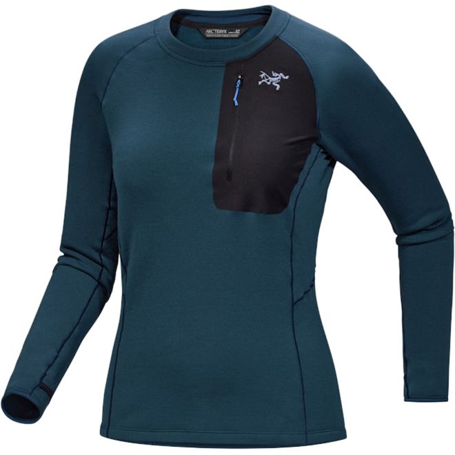 Arc'teryx Kyanite Baselayer Crew Neck W kvinnors termiska långärmad tröja