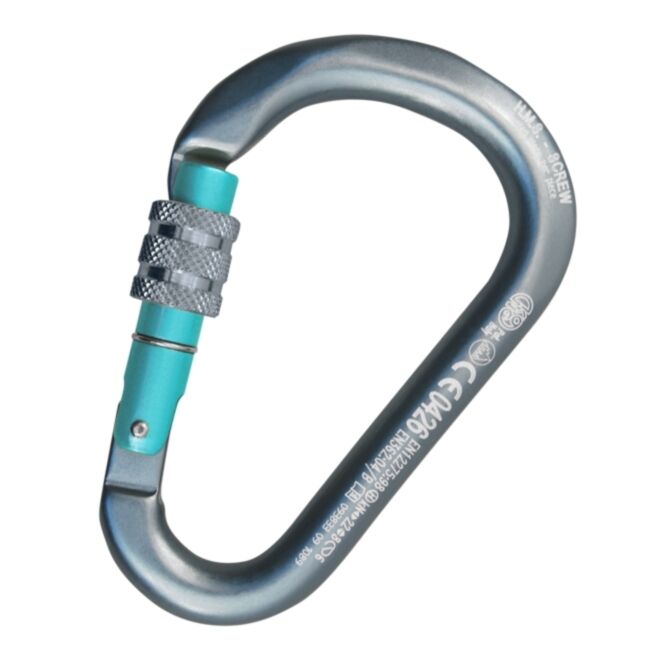 Kong HMS Classic Screw Sleeve karbinhake klättring alpinism