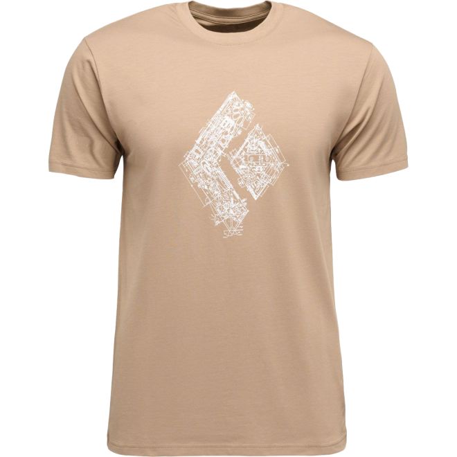 Black Diamond Engineered Diamond t-shirt herr