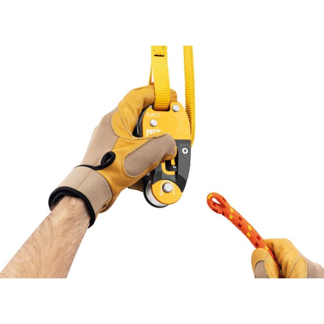 Petzl Eject falsk gaffel arbete på träd