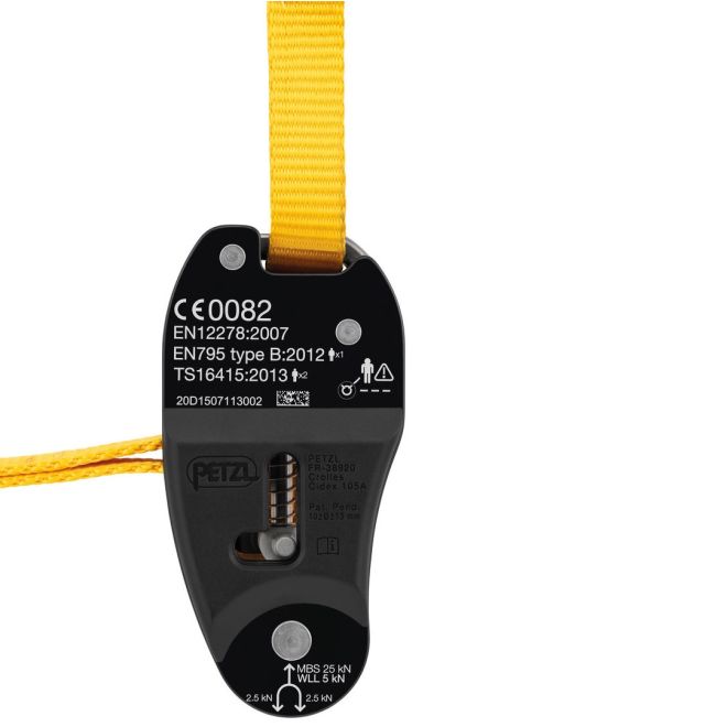 Petzl Eject falsk gaffel arbete på träd
