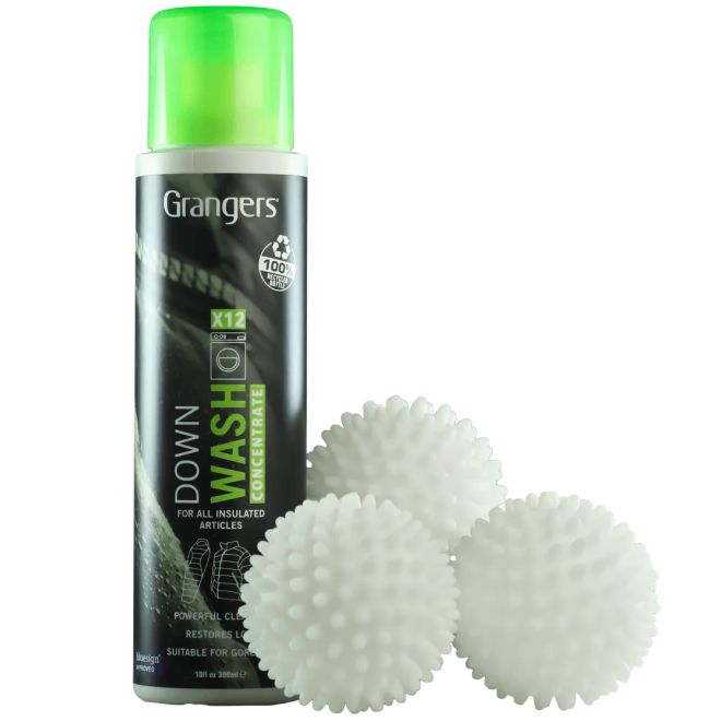 Grangers Down Wash 300 ml + Balls kit tvättmedel dunjacka