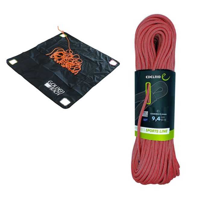 Oliunìd Kit Leonidio 9.4 mm + Golden Rock Rope Tarp