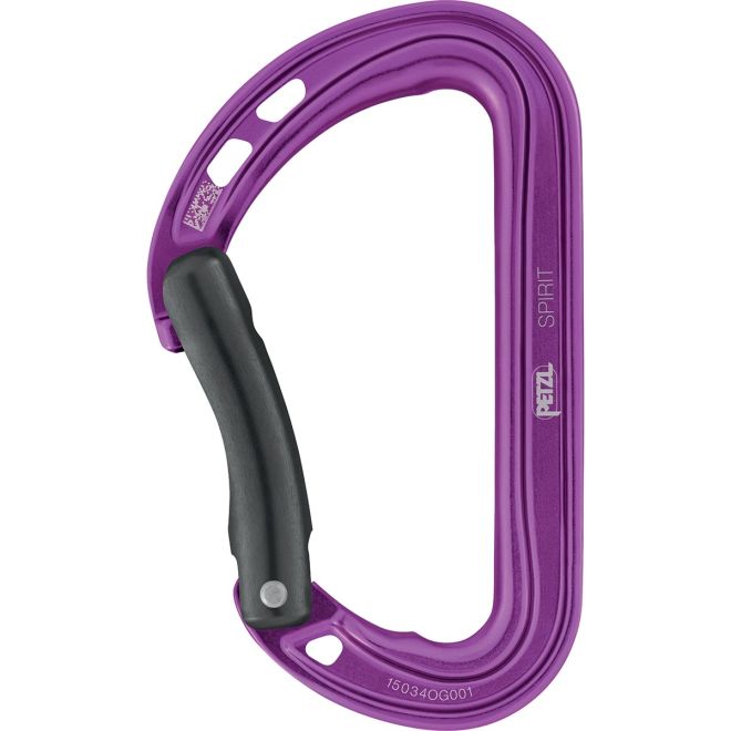 Petzl Spirit Bent Gate klätterkarbin