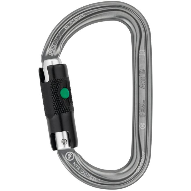 Petzl Am'D Ball Lock automatisk karbinhake klättring