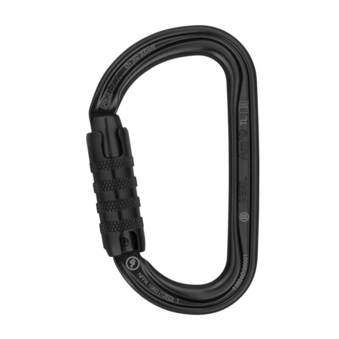 Petzl Am'D Triact Lock karbinhake med tre rörelser klättring
