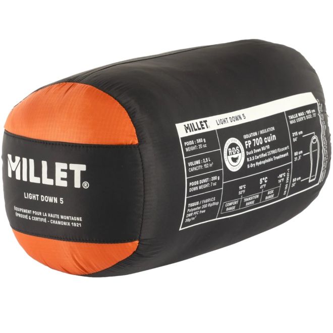Millet Light Down 5° sovepose