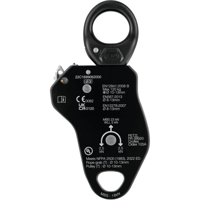 Petzl Pro Traxion blockpulley för klättring