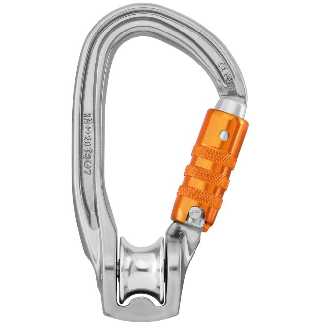 Petzl Rollclip Z Triact-Lock klätterblock karbinhake för arbete på höjd