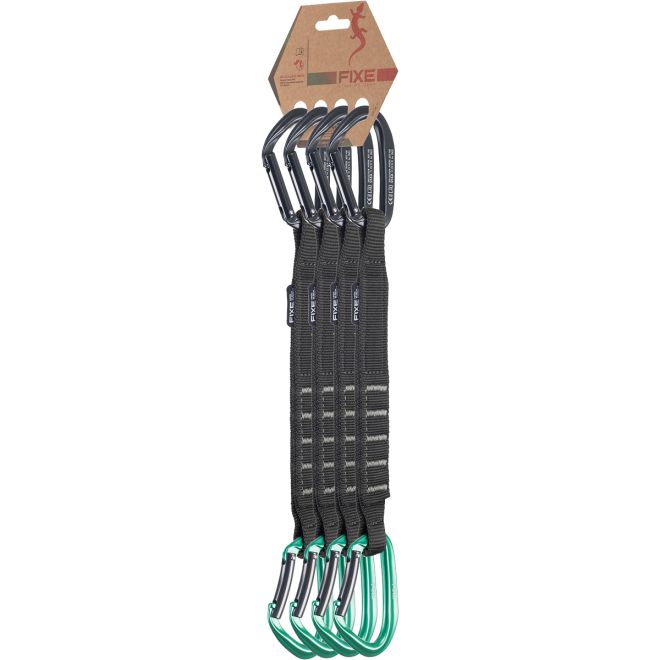 Fixe Pack 4 Puput Wide Green klätterkarbin